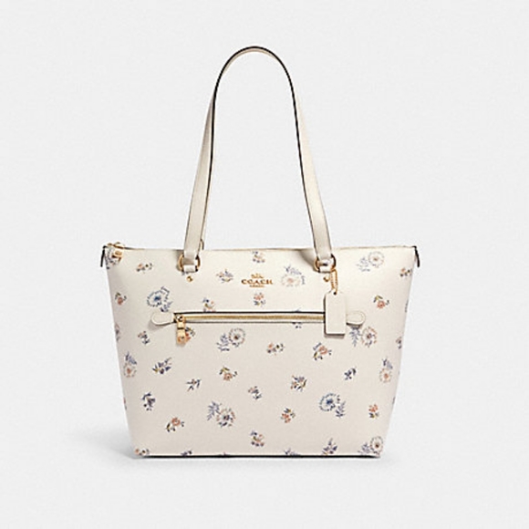 Coach Handbags - Coach Dandelion Floral Print Gallery Tote Im/Chalk